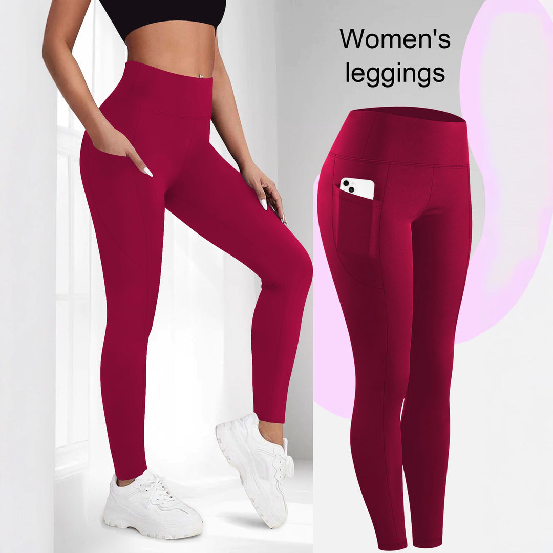 Damen Formende High-Waist Leggings mit Seitentasche und stützendem Stretch Shopy Nory