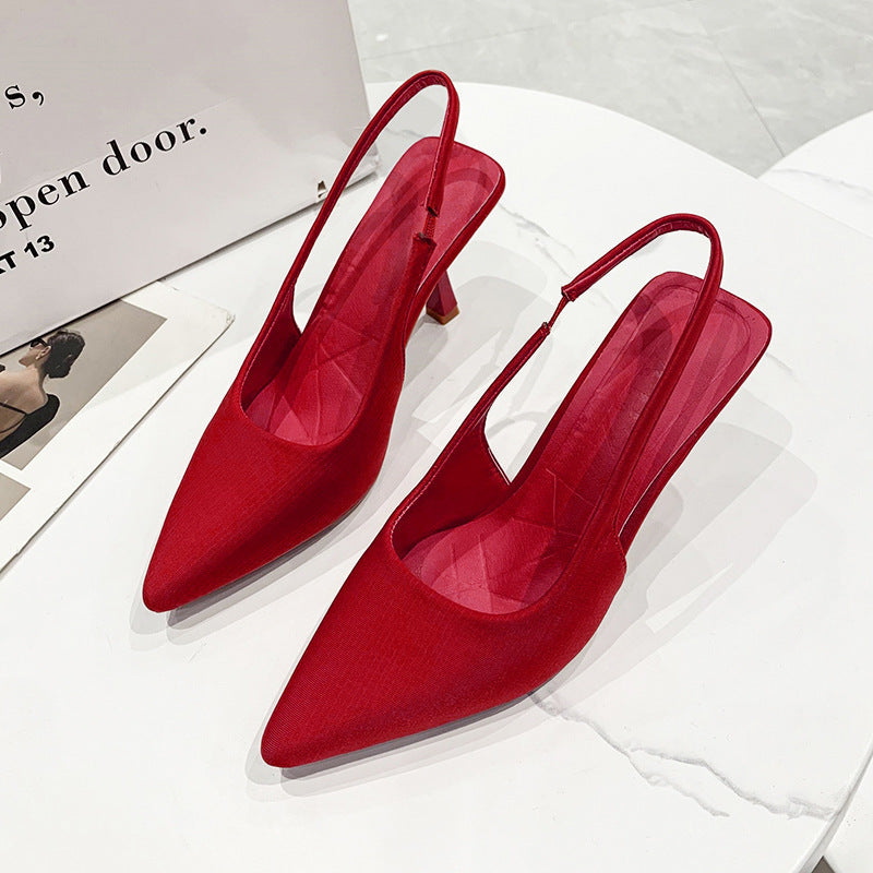 Damen Slingback-Pumps mit spitzem Zehenbereich und elegantem Design Shopnory