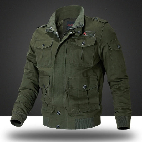 Herren Militärjacke mit zahlreichen Taschen Shop Nory