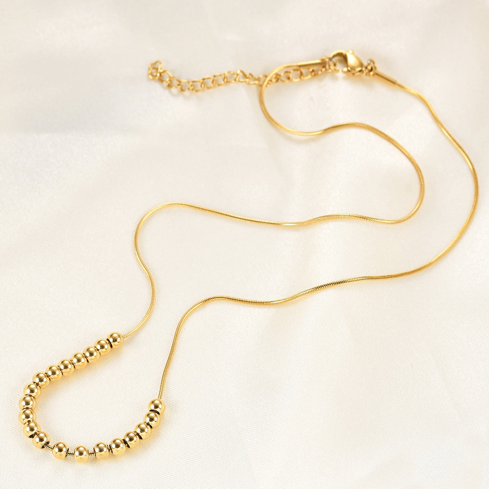 Damen Halskette mit eleganten Perlenakzenten Shop Nory