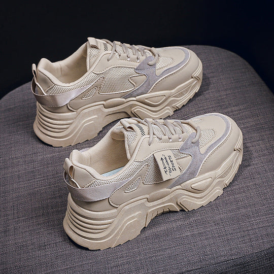 Damen Sneakers im modernen Chunky-Stil mit atmungsaktivem Obermaterial und gepolsterter Sohle