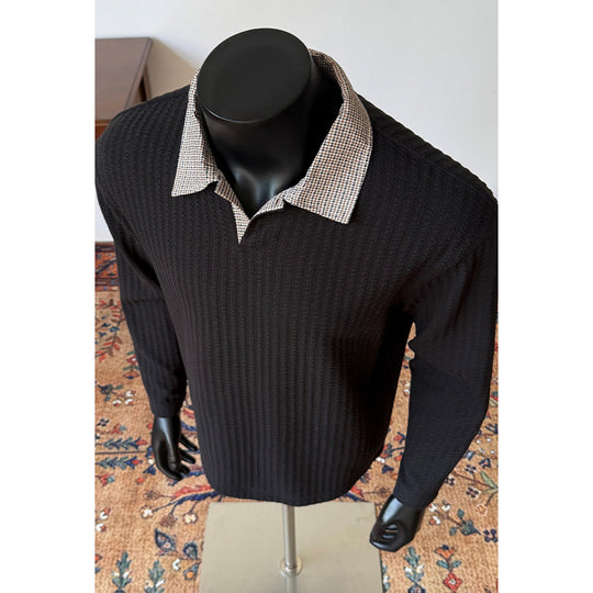 Herren Modischer Strickpullover mit strukturiertem Design Shop Nory