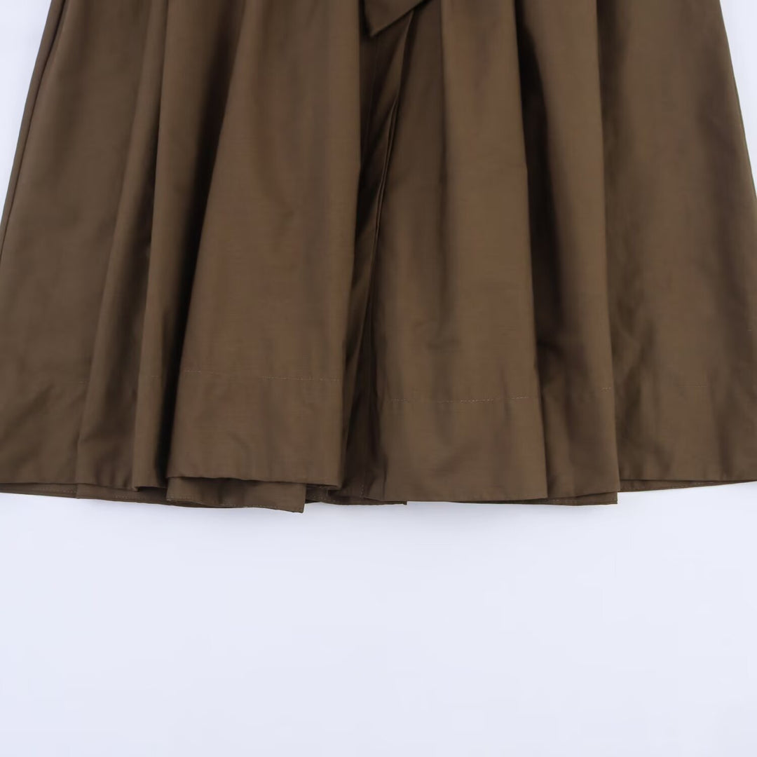 Damen Hemdblusenkleid mit Taillengürtel und A-Linien-Skirt Shop Nory