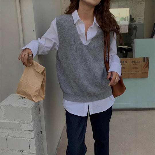 Damen Strick Weste Shop Nory