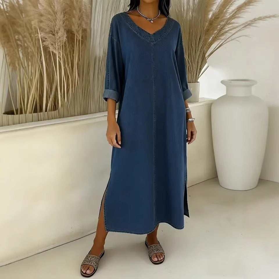 Damen Lässiges und stilvolles Maxikleid Shop Nory