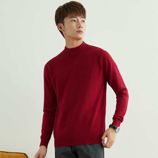 Herren Halbhoher Rollkragenpullover aus Feinstrick mit schmaler Passform Shop Nory
