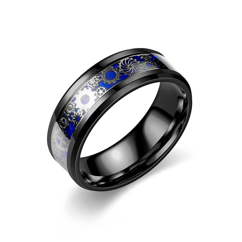 Herren Ring mit kunstvollem Mechanikdesign Shop Nory
