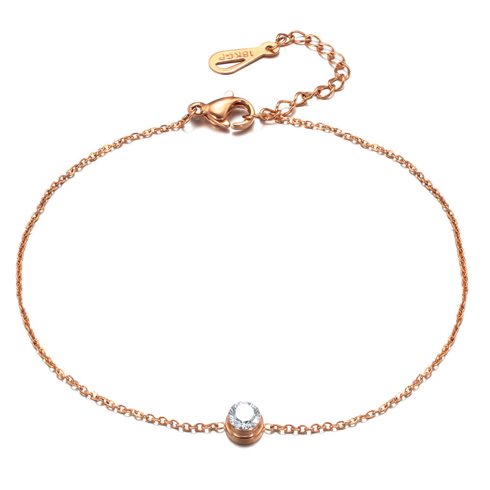 Damen zartes Armband mit funkelndem Zirkonia-Shop Nory