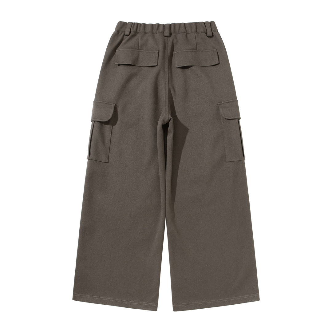 Damen Cropped Cargo-Hose mit weitem Bein und aufgesetzten Taschen Shop Nory