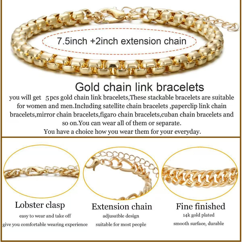 Damen modische Ketten- und Armband-Set Shop Nory