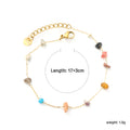 Damen Armband mit bunten Gewinnsteinen und exquisitem Goldbeschichtungsdesign Shop Nory
