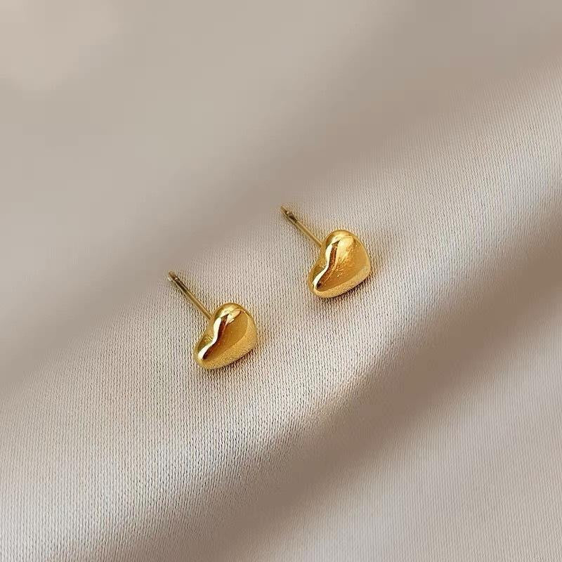 Damen Ohrstecker im Herzdesign aus hochwertigem Edelstahl Shop Nory