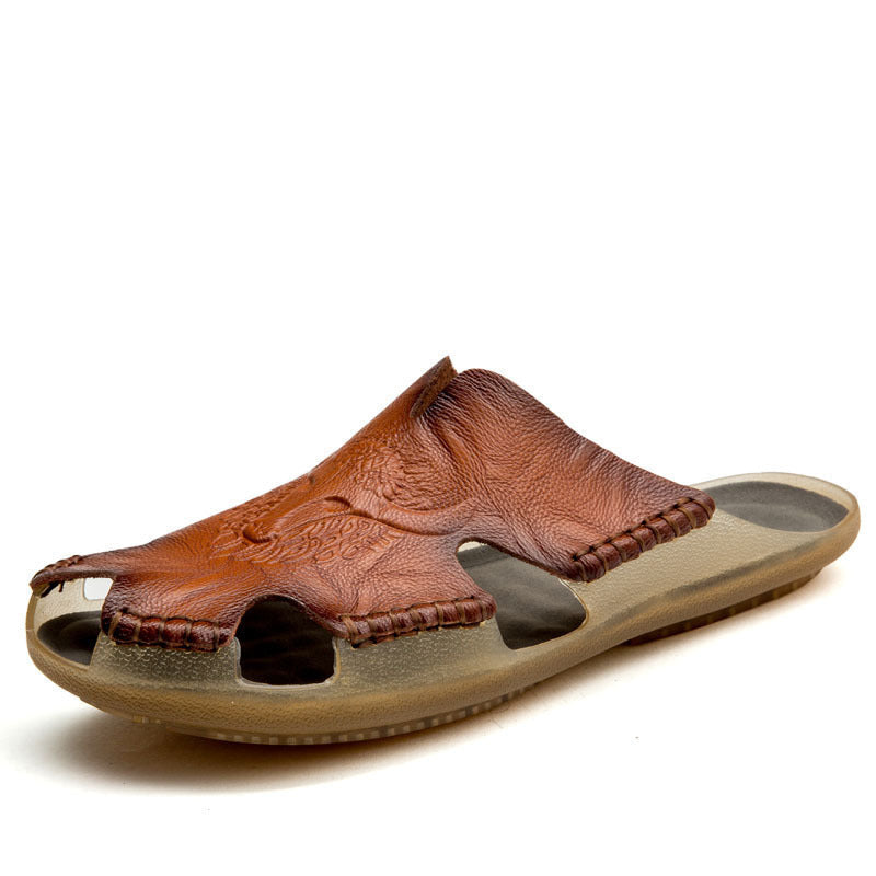 Damen Leder-Clogs mit luxuriösem Design und atmungsaktiver Sohle
