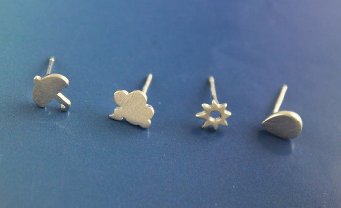 Damen Ohrringe im verspielten Wolkenmotiv Shop Nory