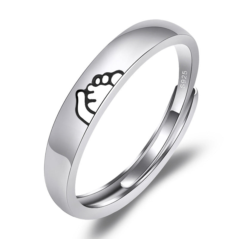 Damenring mit modernem Schmetterlingsdesign und feiner Edelstahlverarbeitung Shop Nory