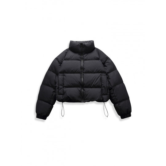 Damen Kurz geschnittene gesteppte Winterjacke im Cropped‑Style mit hohem Stehkragen Shop Nory