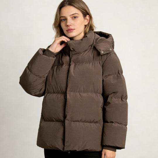 Damen Steppdaunenjacke mit hohem Kragen Shop Nory
