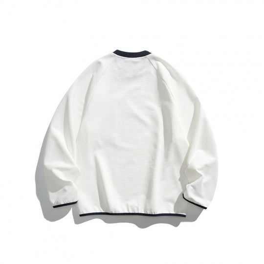 Unisex Oversize-Sweatshirt mit kontrastierter Brusttasche und Raglanärmeln Shop Nory