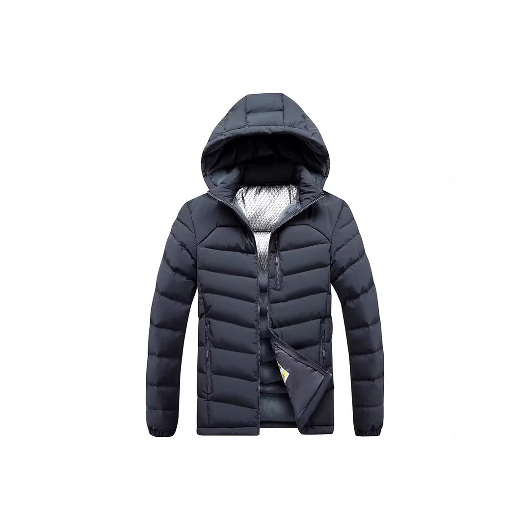 Herren Isolierte Steppjacke mit Kapuze und Thermoreflect-Innenfutter Shop Nory