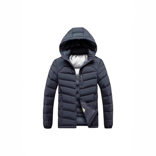 Herren Isolierte Steppjacke mit Kapuze und Thermoreflect-Innenfutter Shop Nory
