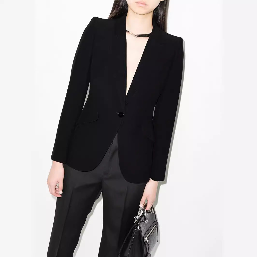 Damen Vegane Lederhose im Geradschnitt mit hoher Taille und dezentem Bootcut Shop Nory