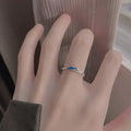 Damen Moderner Ring mit elegantem Blatt-Design Shop Nory