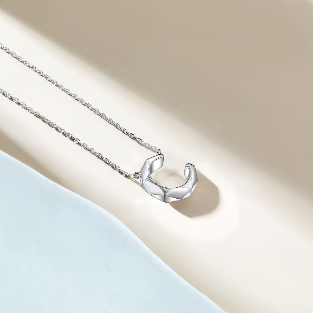 Damen Halskette mit modernem, geometrischem Ankerdesign Shop Nory