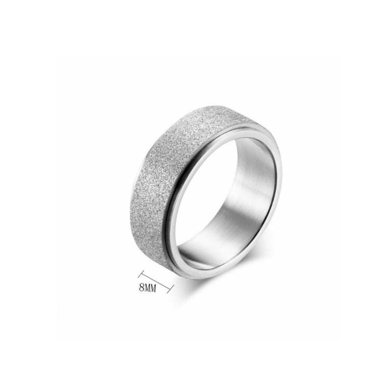 Herren Ring mit mattierter Oberfläche und eleganter Struktur Shop Nory