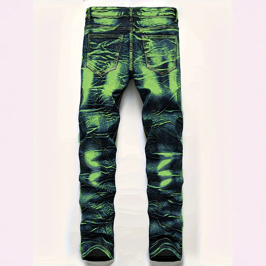 Herren Modische Slim-Fit Jeans im Used-Look Shop Nory