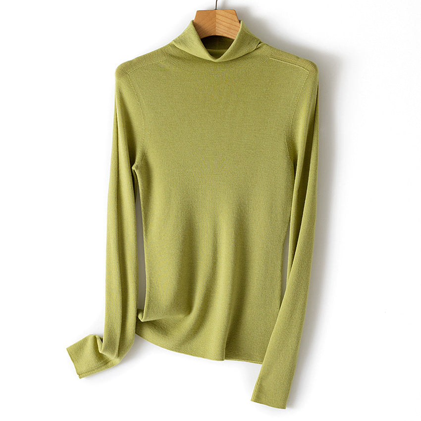 Damen Feiner Rollkragenpullover aus Stretch-Feinstrick mit schmaler Schnittführung Shop Nory