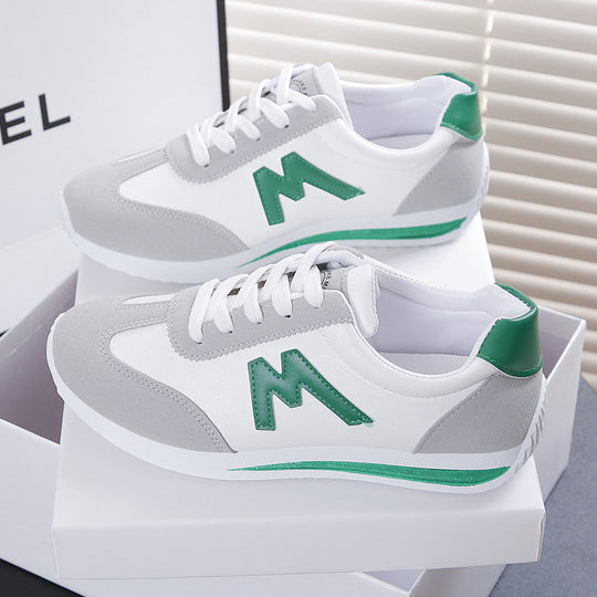 Damen Leichte Retro-Running Sneaker mit gepolsterter Komfortsohle und seitlichem Logo Shop Nory