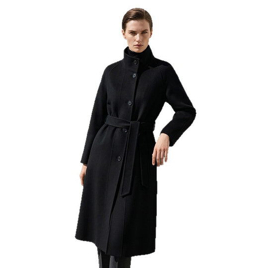 Damen Stylischer und eleganter Mantel mit hohem Kragen Shop Nory
