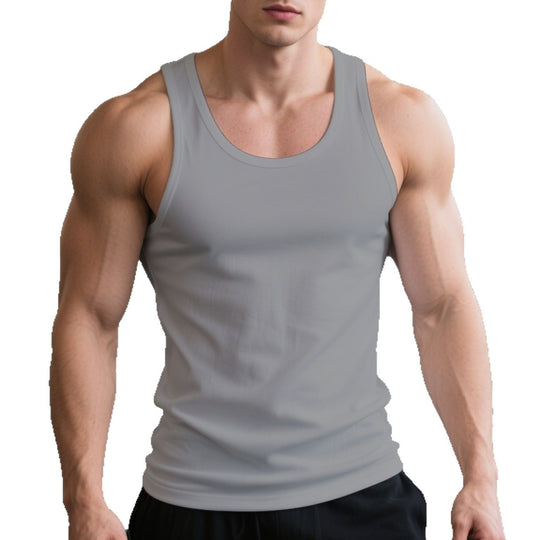 Herren nan konturierendes Tanktop für Krafttraining mit tiefen Armausschnitten und Stretchkomfort