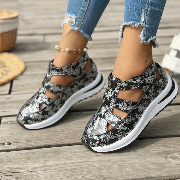 Damen sportliche Sandalen mit modischem Schnitt und atmungsaktiven Einsätzen