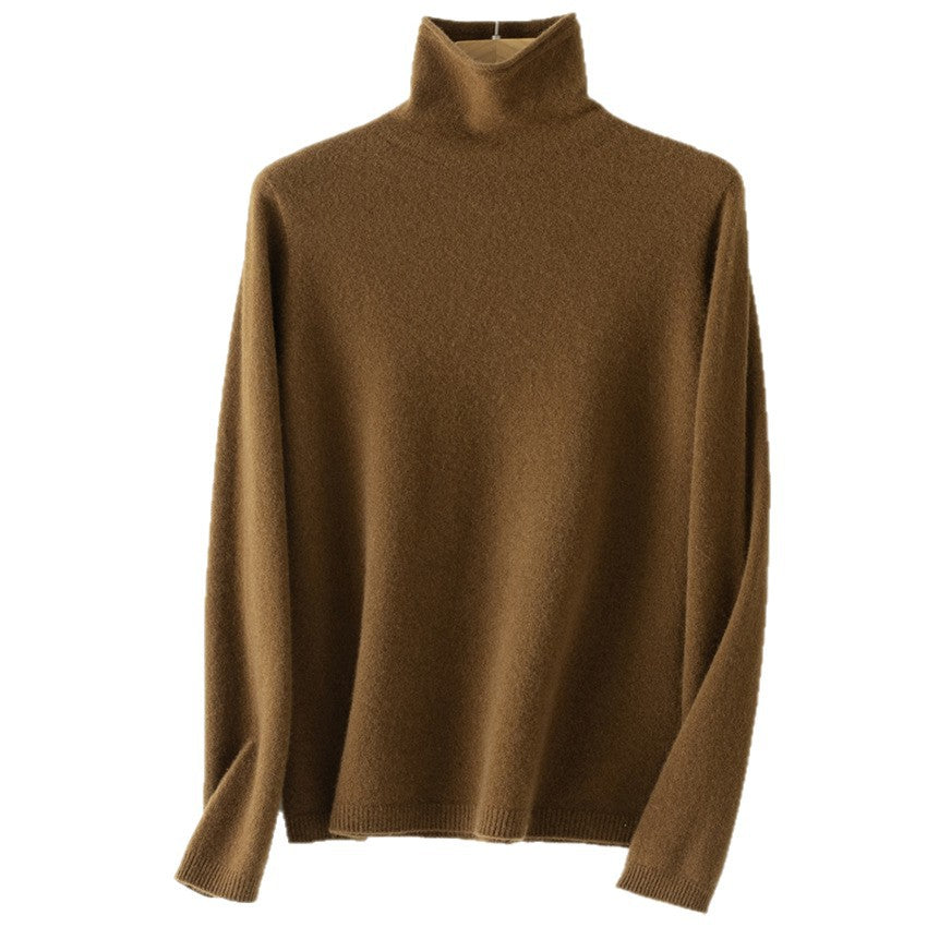 Damen Feinstrick Rollkragenpullover aus Kaschmirmischung leicht oversized Shop Nory
