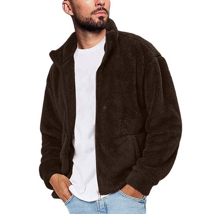 Herren Fleecejacke mit weichem Innenfutter und praktischen Taschen