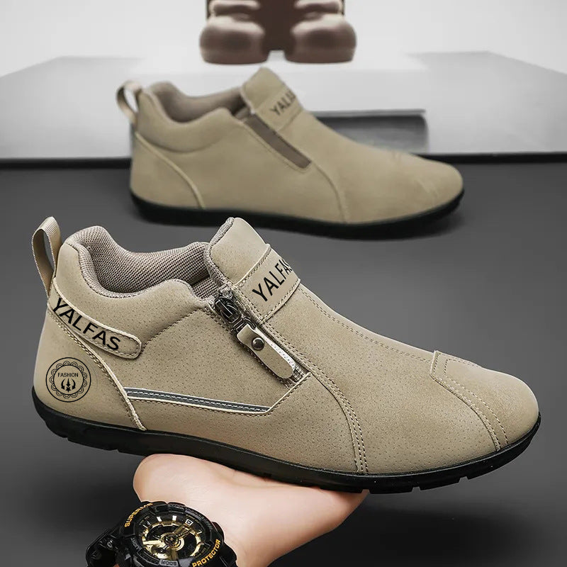 Herren Kurzschaft-Sneaker mit seitlichem Reißverschluss und gepolsterter Komfortsohle Shop Nory