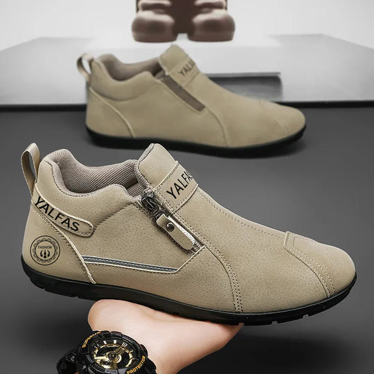 Herren Kurzschaft-Sneaker mit seitlichem Reißverschluss und gepolsterter Komfortsohle Shop Nory