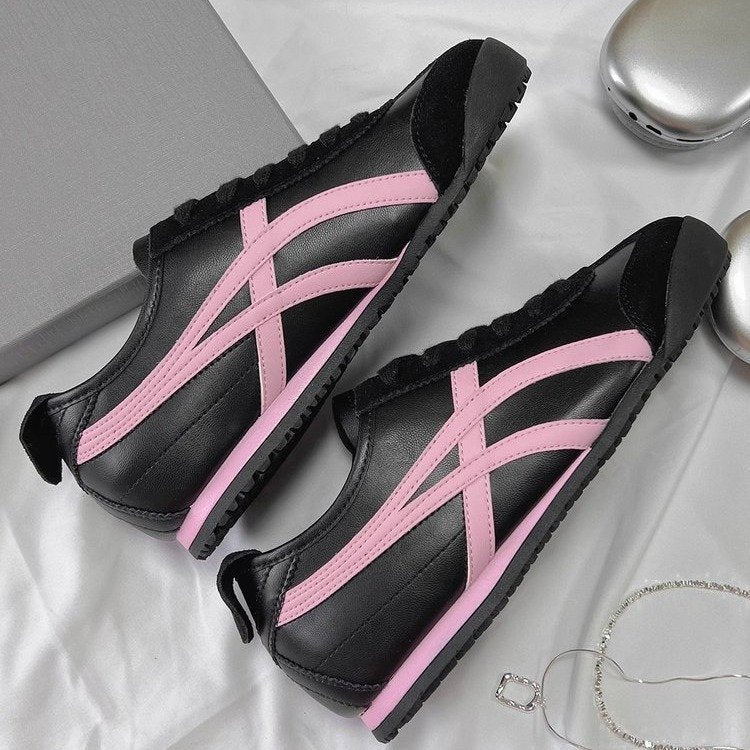 Damen Sneakers aus hochwertigem Wildleder mit modischen Akzenten Shopnory