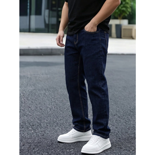 Herren Bequeme Regular Fit Jeans Shop Nory