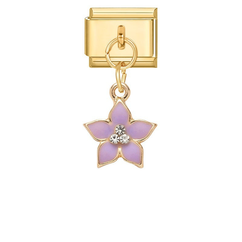 Filigraner Kirschblüten-Anhänger Für Bettelarmband