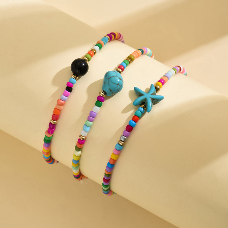 Böhmisches Buntes Perlenarmband | Shop Nory
