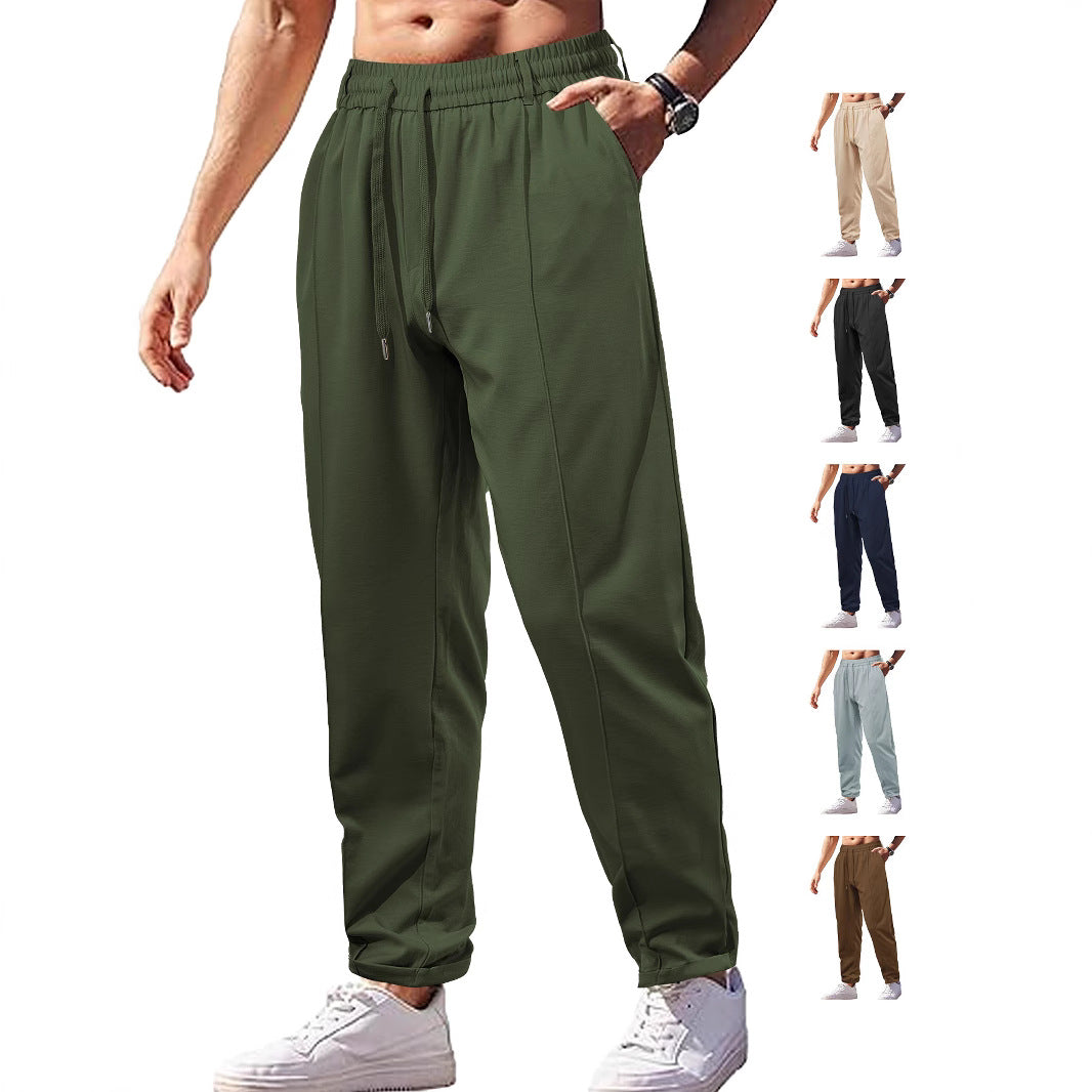 Damen Leichte Relaxhose mit elastischem Bund, geradem Schnitt & aufgesetzter Gesäßtasche Shop Nory
