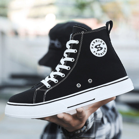 Damen Hochwertige Sneaker mit ankle-high Design und atmungsaktiver Obermaterialstruktur