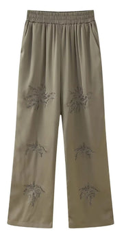 Olivefarbene Hose