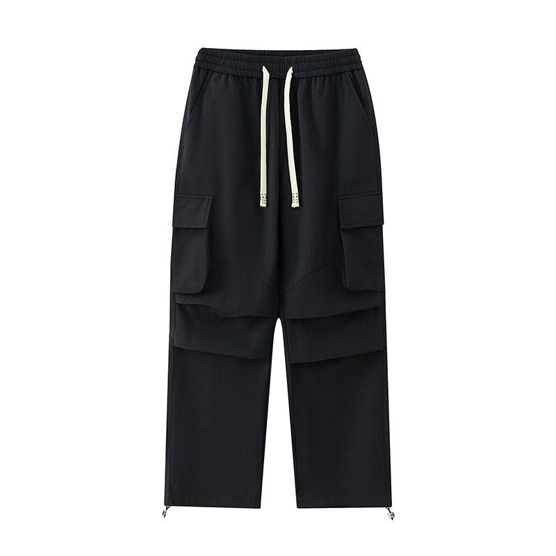 Herren Cargo-Hose mit elastischem Bund, Lagen‑Detail und Reißverschluss-Saum Shop Nory