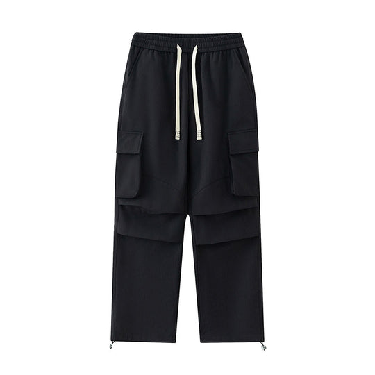 Herren Cargo-Hose mit elastischem Bund, Lagen‑Detail und Reißverschluss-Saum Shop Nory