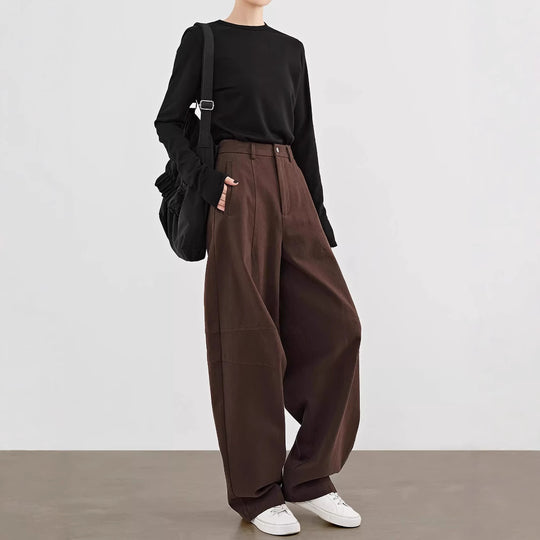 Damen Elegante und Bequeme weite Hosen Shop Nory