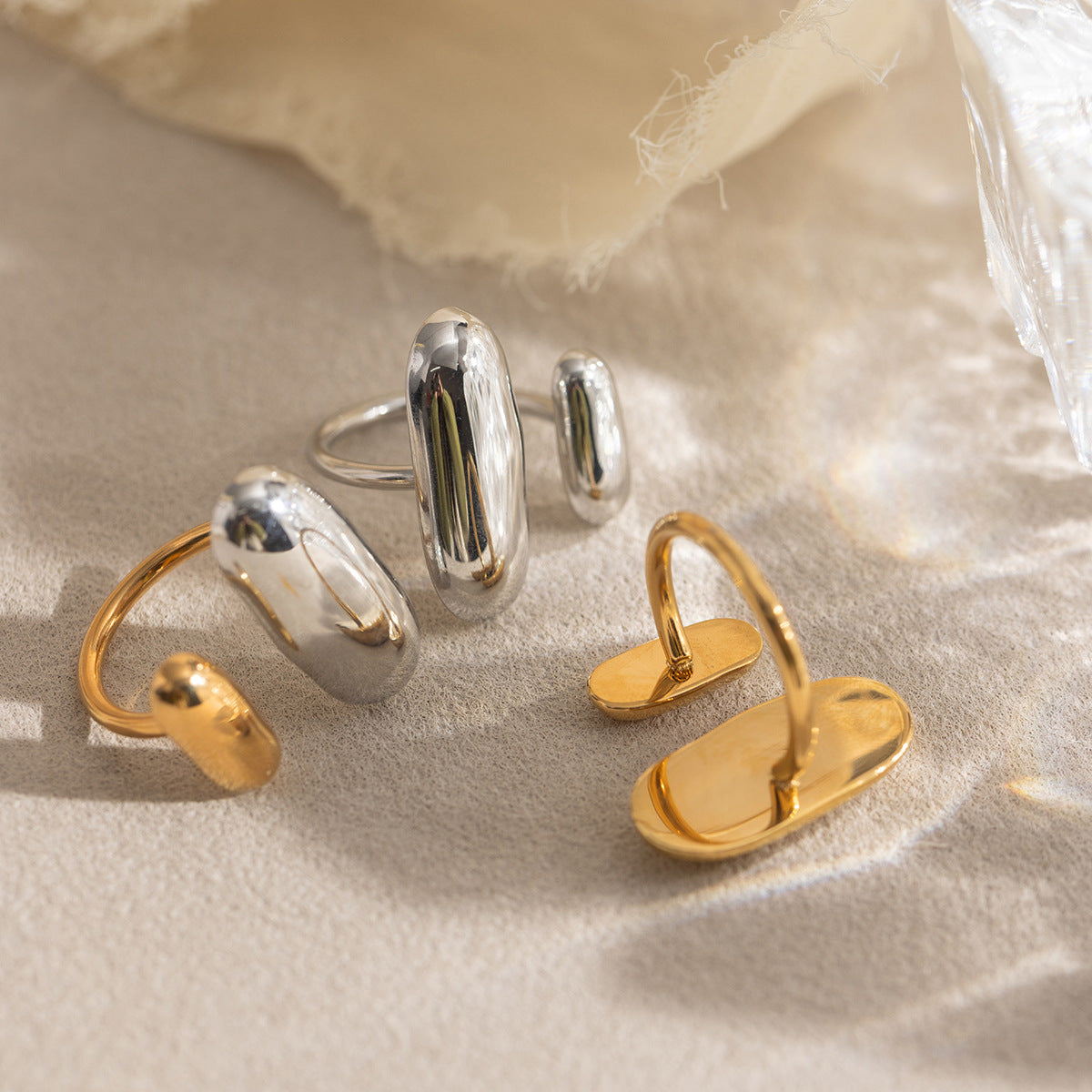 Damen elegante und hypoallergene Ringen Shop Nory