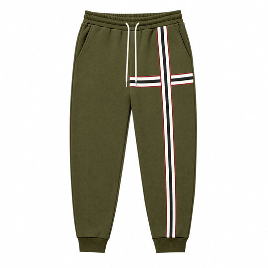 Herren Jogginghose mit kontrastierenden Seiten- und Querstreifen Shop Nory